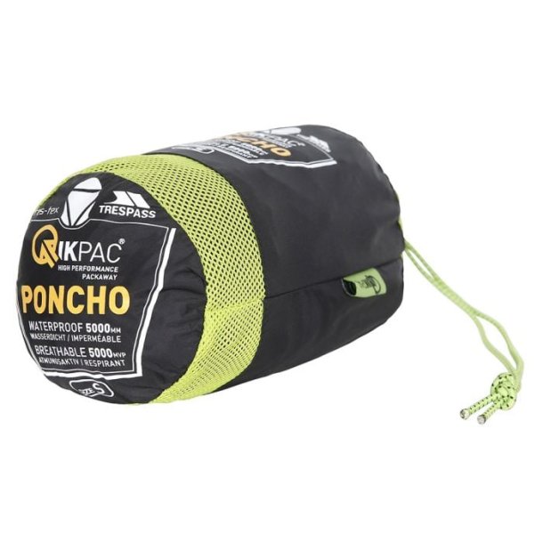 Trespass Qikpac UniSex Regn Poncho