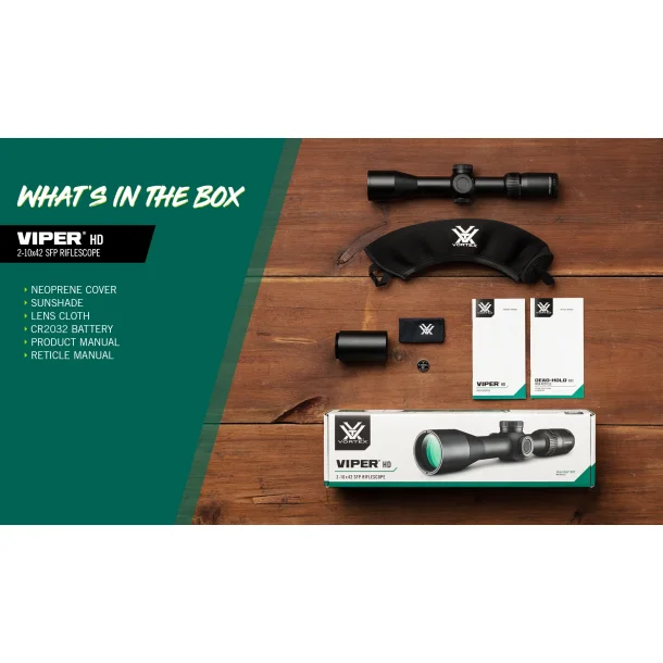Vortex Viper HD 2-10x42 m/ Dead-Hold BDC (MOA)