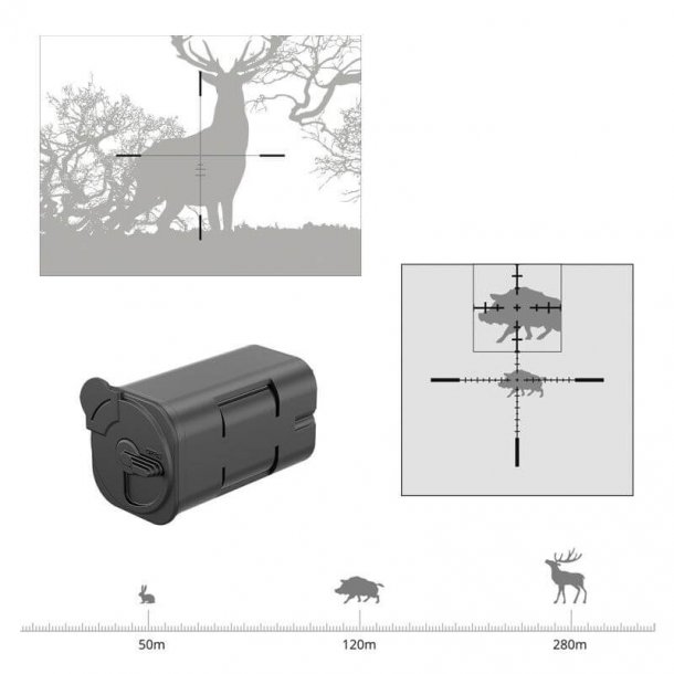 Yukon N450s Sightline 4-16x40 Digitalt Natsigte